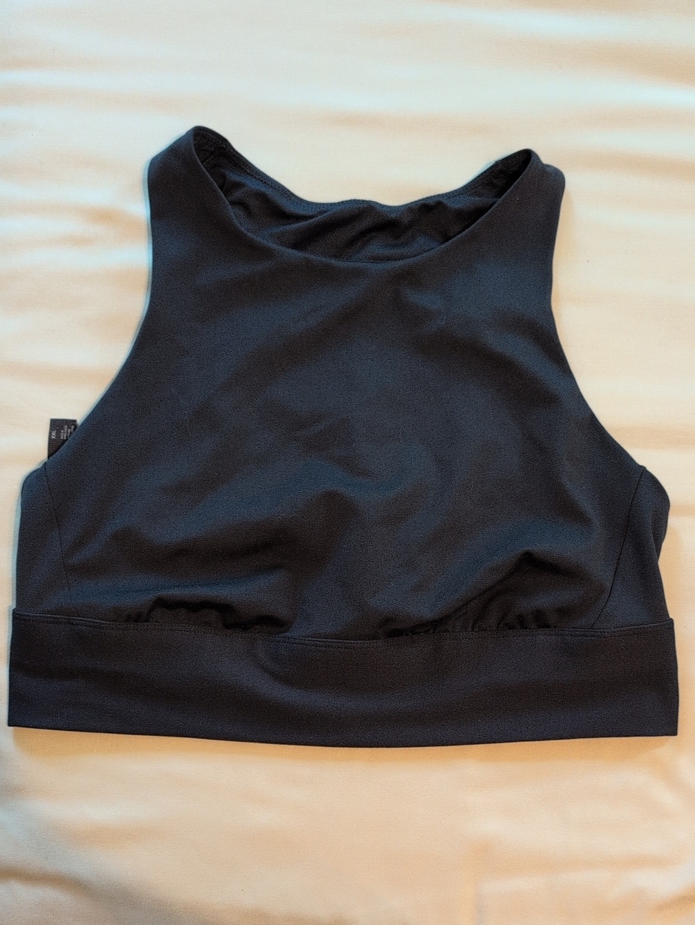 all in motion Black High-Neck Athletic Bra